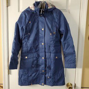 CREATMO US Women's Water-Resistant Trench Coat Long Dresscoat Windbreaker Milita